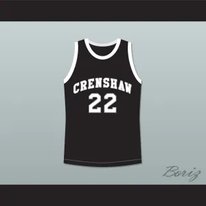 Quincy McCall 22 Crenshaw High School Black Basketball Jersey