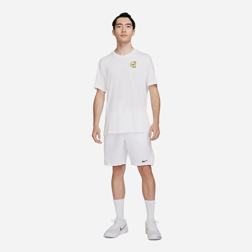 Quần Ngắn Thể Thao Nam Nike Court Dri-Fit Victory 9In - Trắng