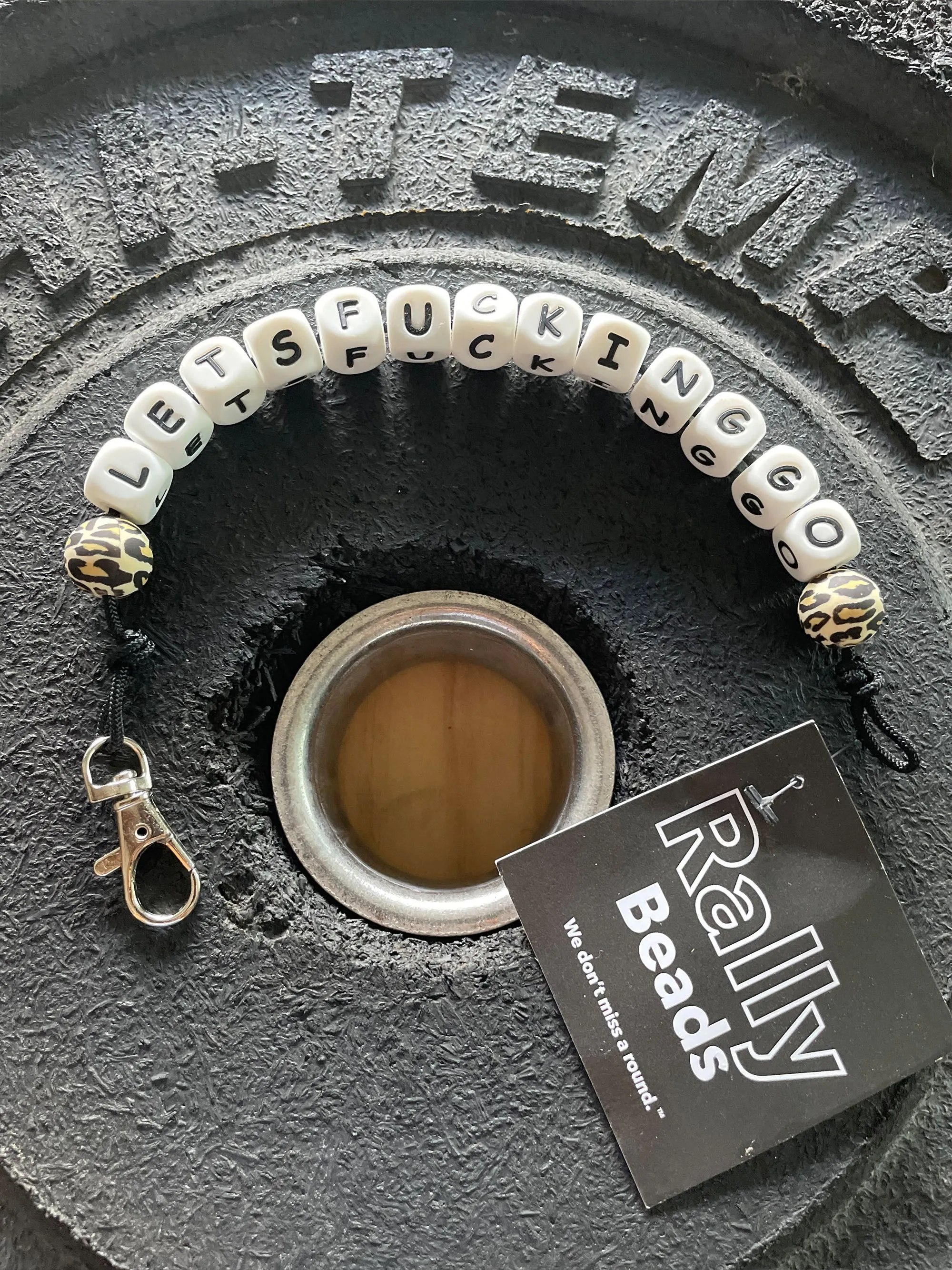 Rally Beads™ Repetition Pace Counter Keychain
