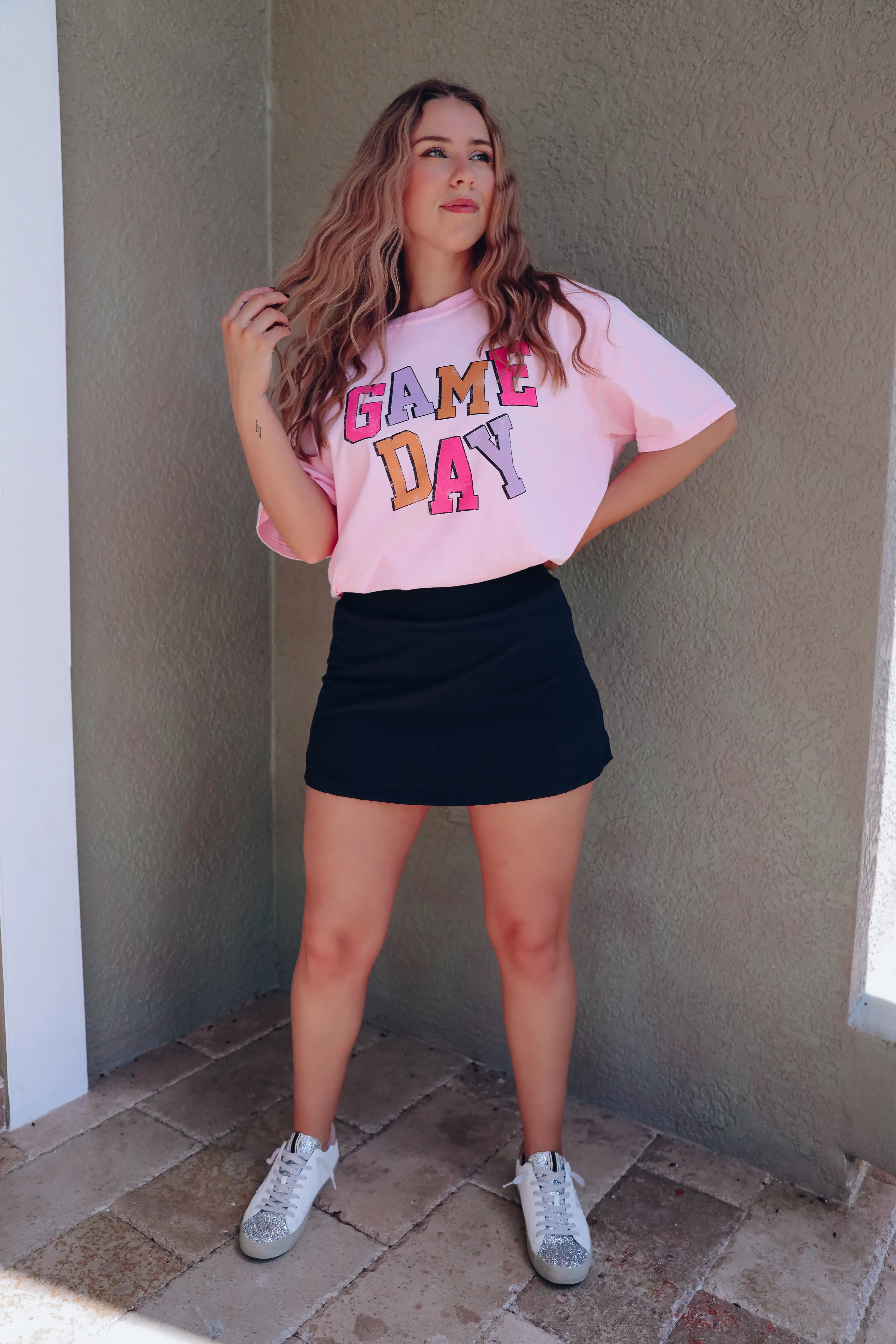 Rally Tennis Skirt - Black