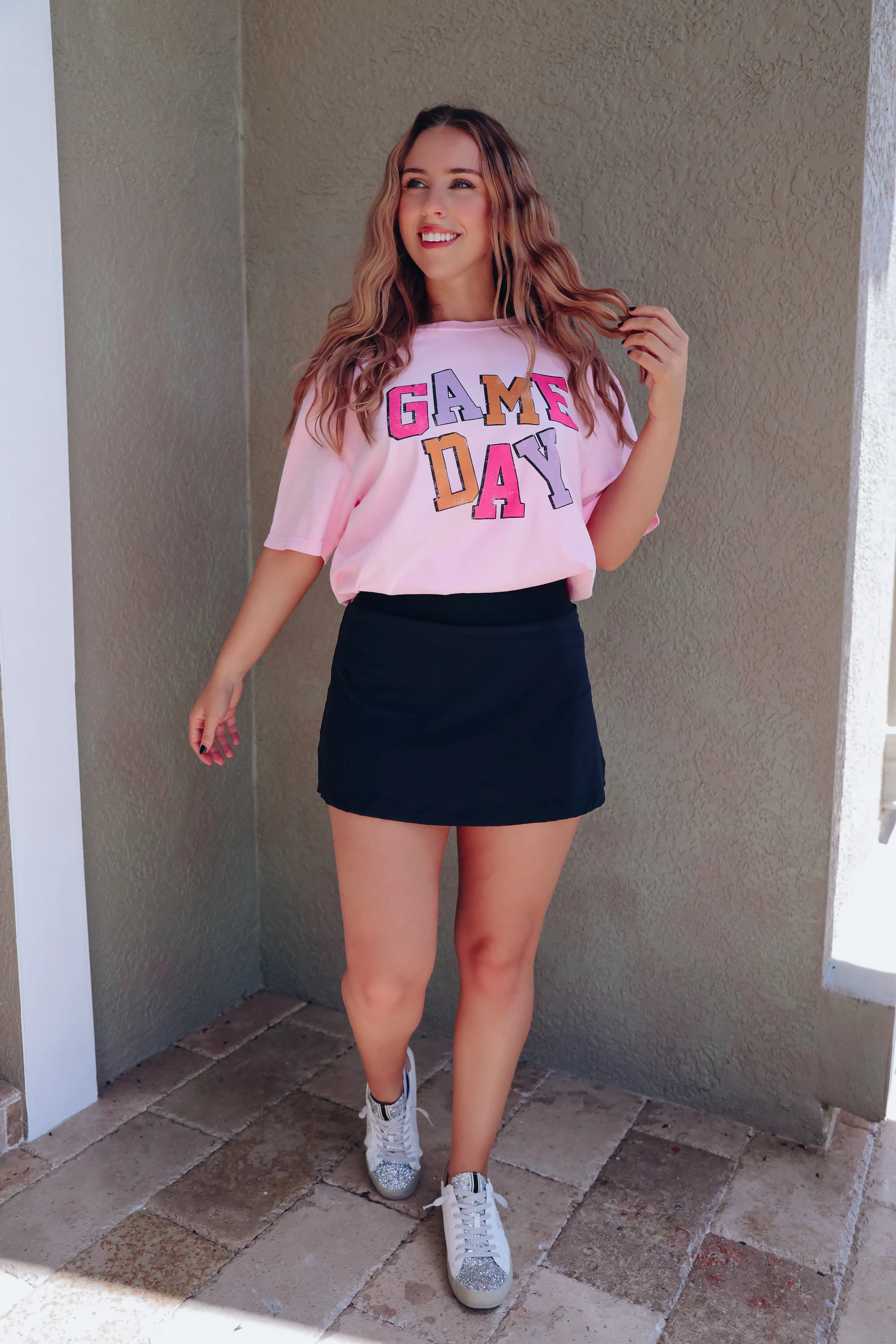 Rally Tennis Skirt - Black
