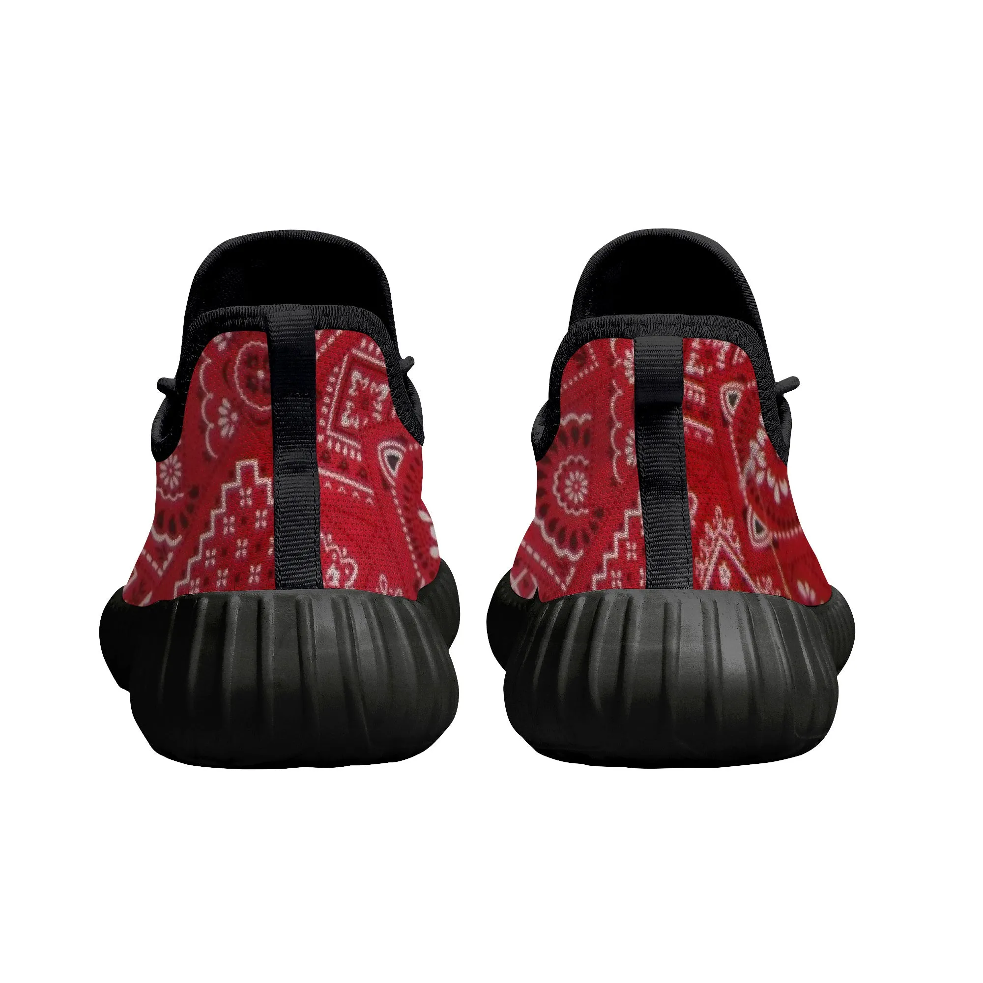 Red Bloods Bandana Pattern Sneakers