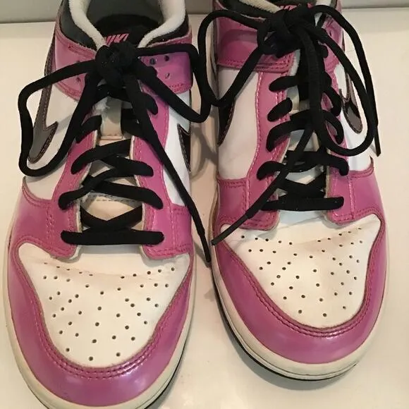 🪀REDUCED NIKE DUNK LOW SPIRIT PINK 1985 DESIGN COLLECTABLE  size 5.5 Youth
