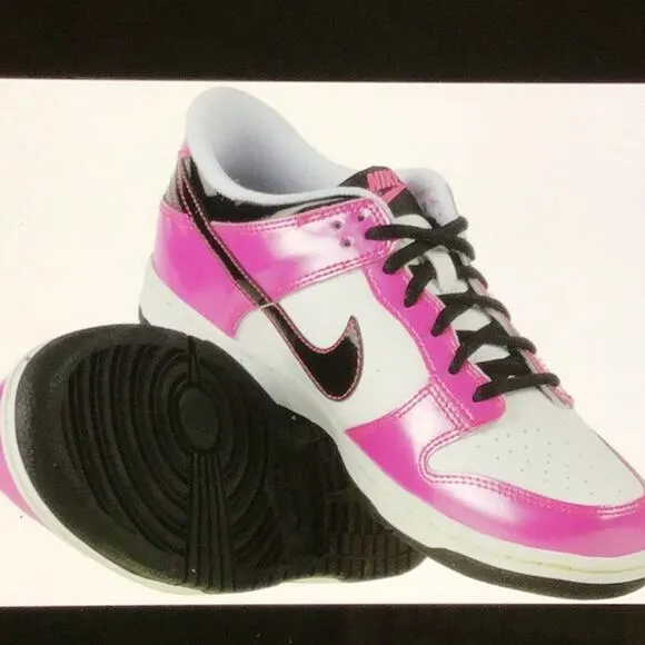 🪀REDUCED NIKE DUNK LOW SPIRIT PINK 1985 DESIGN COLLECTABLE  size 5.5 Youth