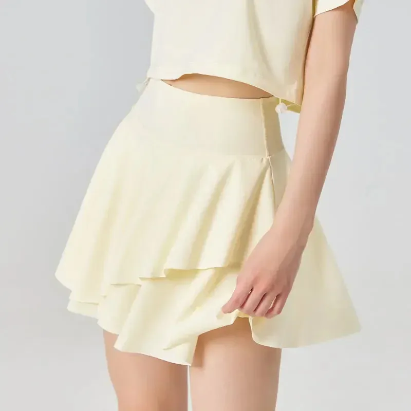 Refreshing Tennis Skirt for Women - Sun Protection, High-waisted Sun Block, Pleated Golf Bottom