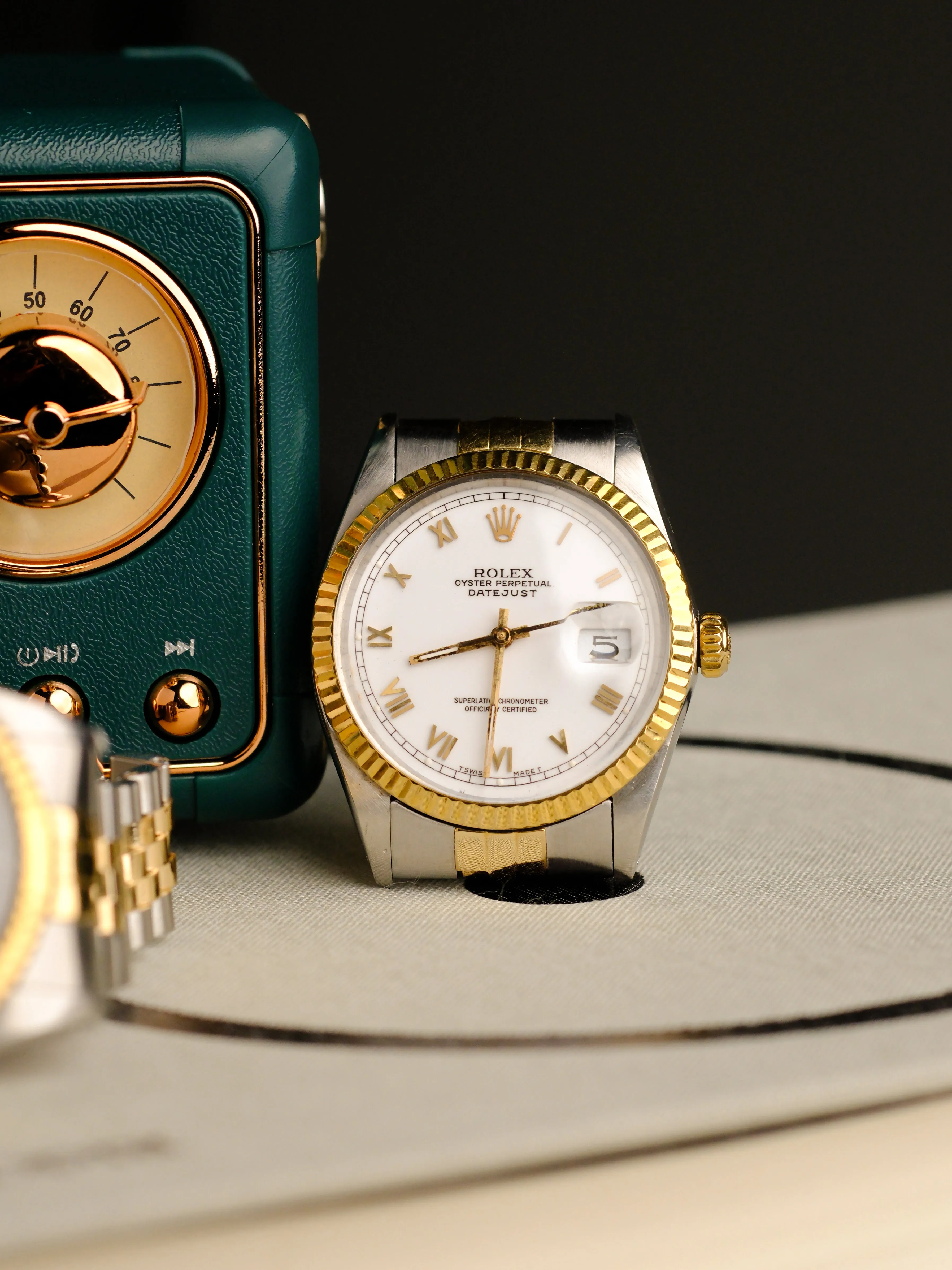 Rolex Datejust 16013 White Roman Dial - 1987