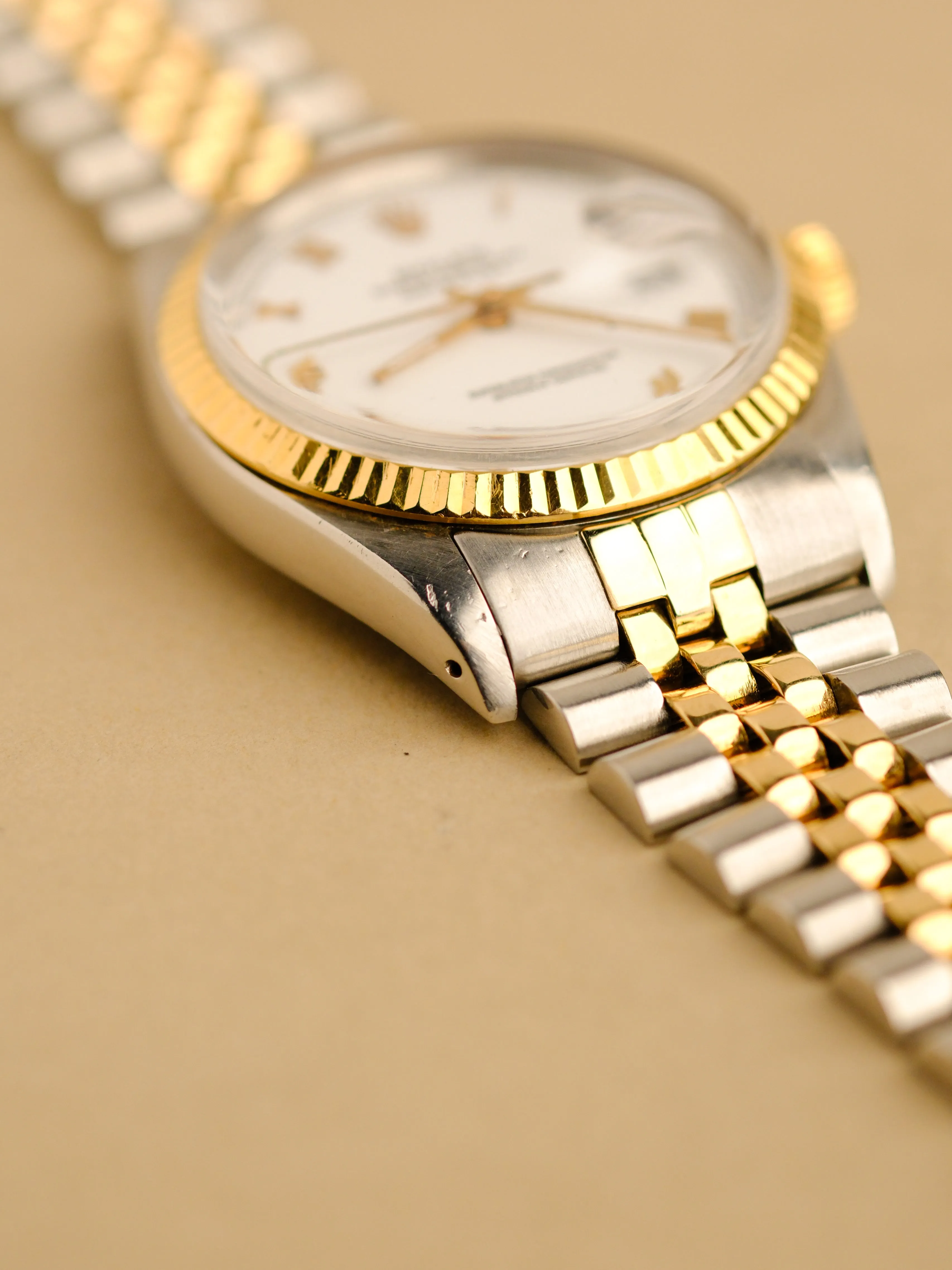 Rolex Datejust 16013 White Roman Dial - 1987