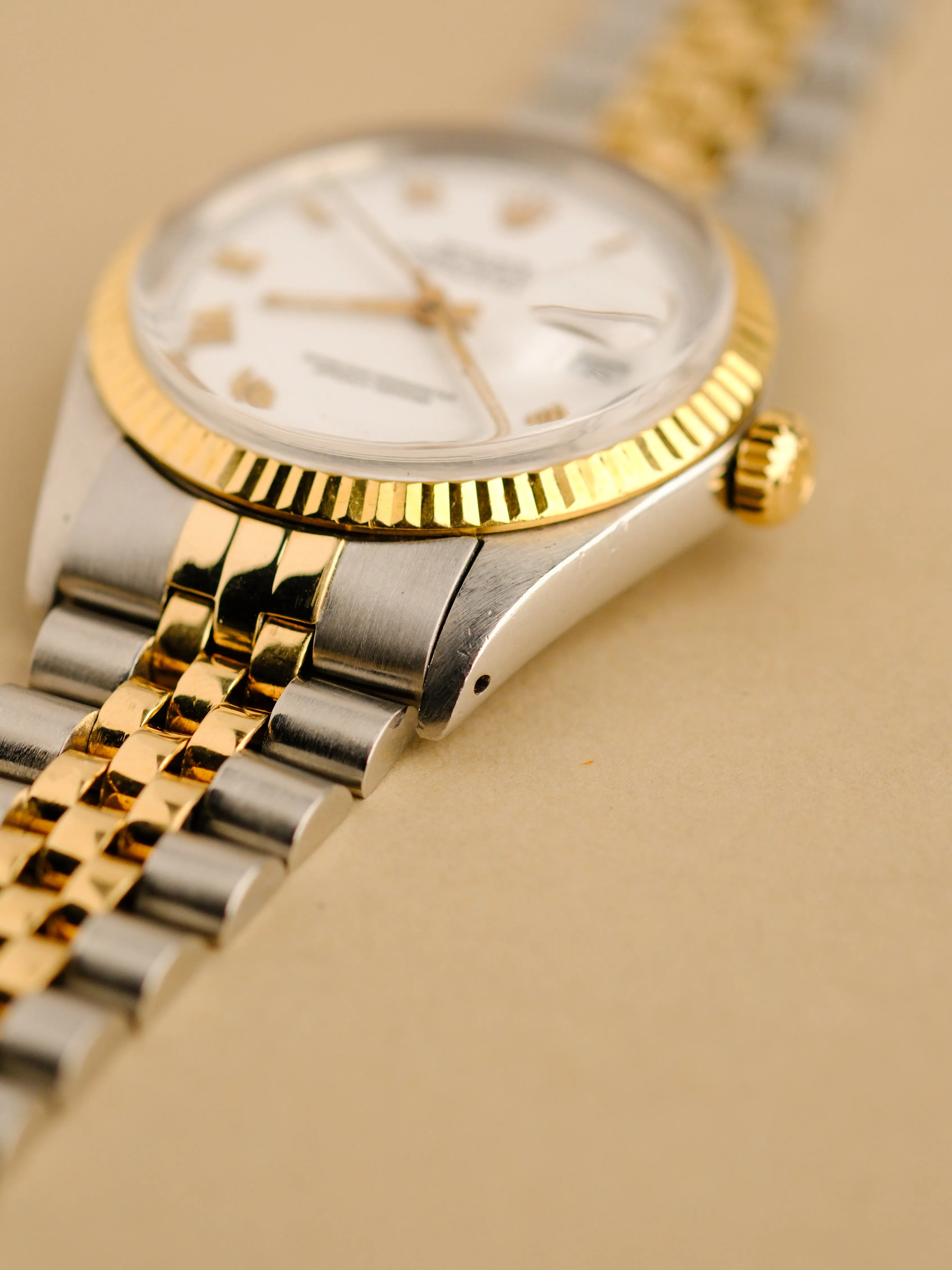 Rolex Datejust 16013 White Roman Dial - 1987