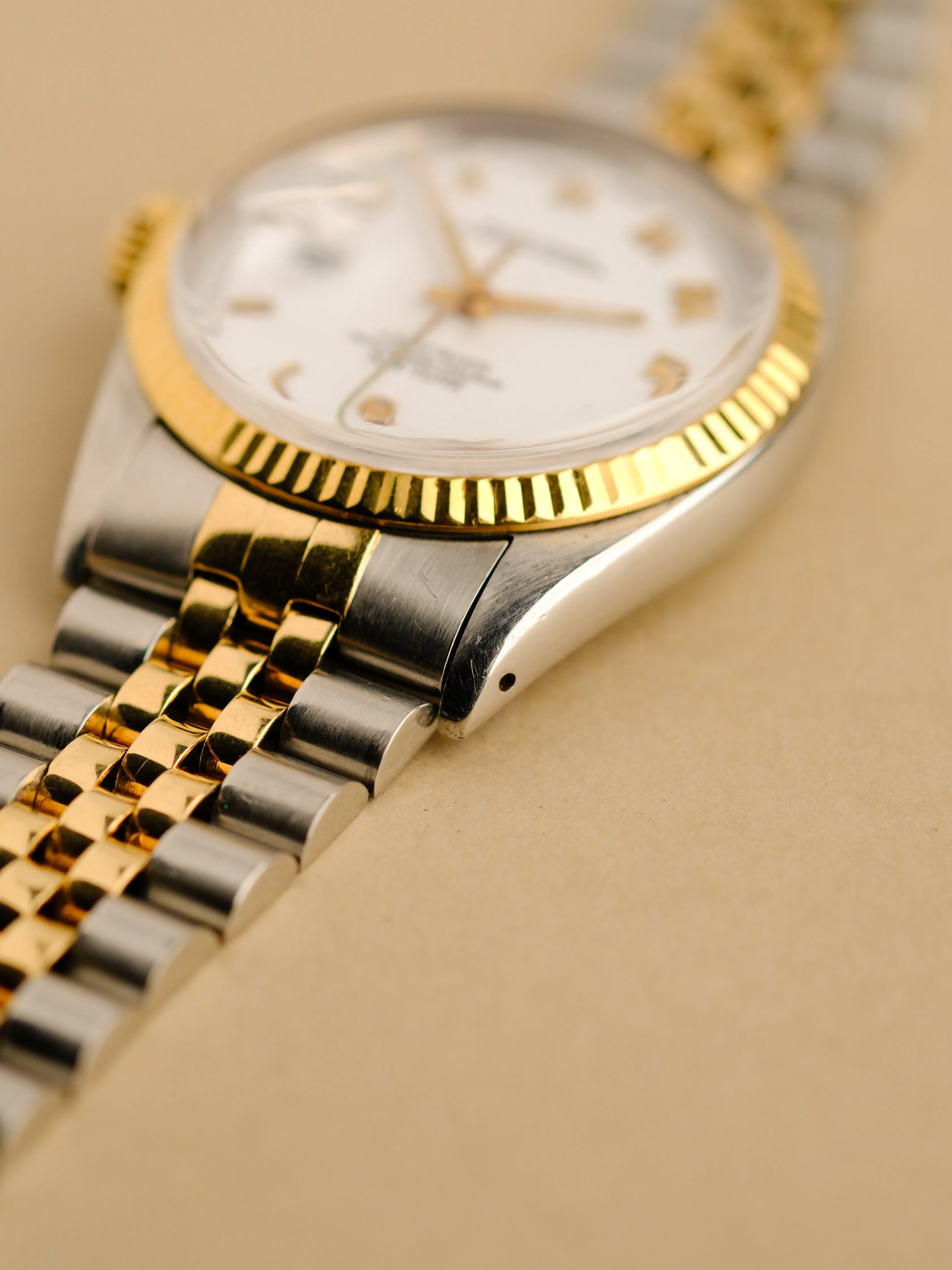 Rolex Datejust 16013 White Roman Dial - 1987