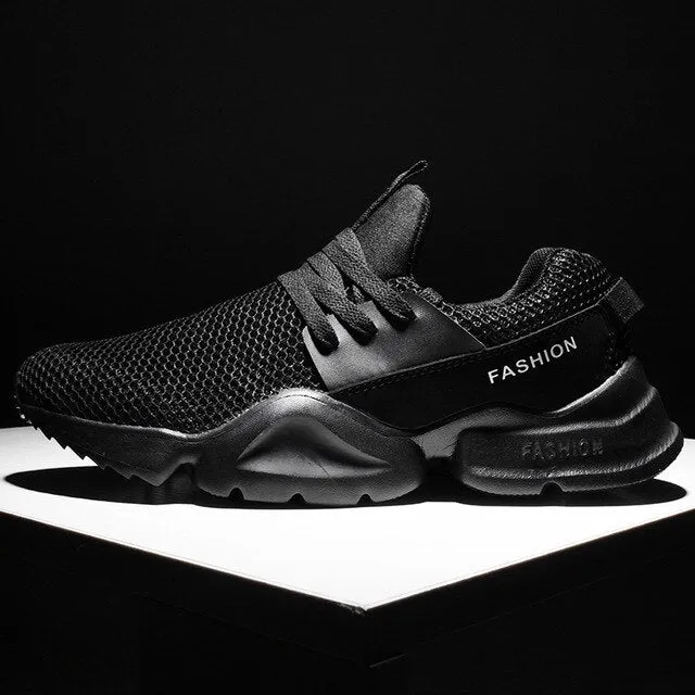 Running Shoes Men Outdoor Breathable Walking Jogging Trainer Athletic Spring Fall Breathable Mesh Lace-up Sport Running Shoes