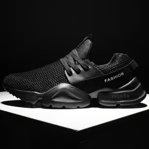 Running Shoes Men Outdoor Breathable Walking Jogging Trainer Athletic Spring Fall Breathable Mesh Lace-up Sport Running Shoes