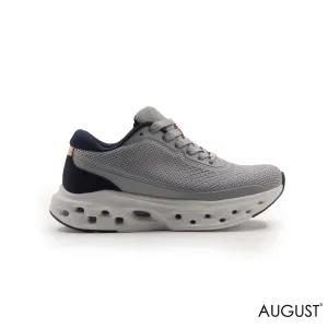RUNNING SHOES WITH A CUSHIONED FOOTBED AND RUBBER OUTSOLE