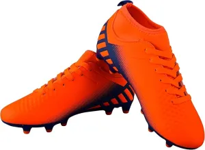 Santos Junior FG Mid Cut Soccer Shoes - Orange/Blue