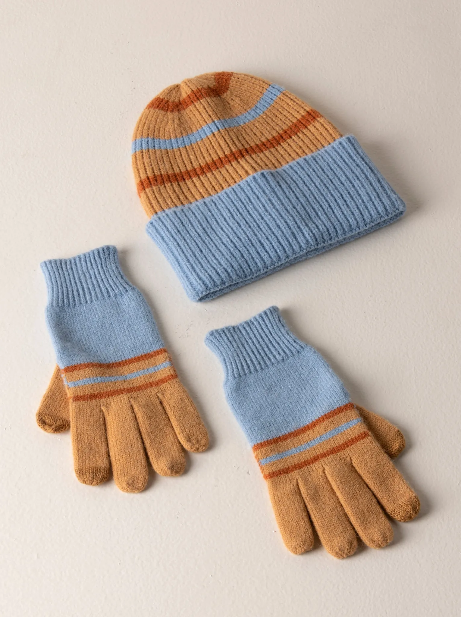 Shiraleah Rory Touchscreen Gloves, Sky
