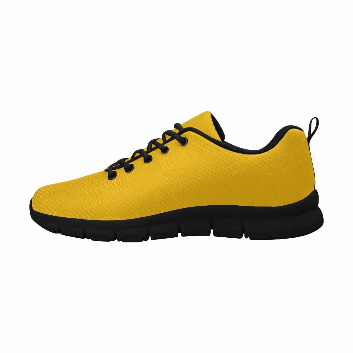 Sneakers for Men - Golden Yellow Running Shoes by inQue.Style