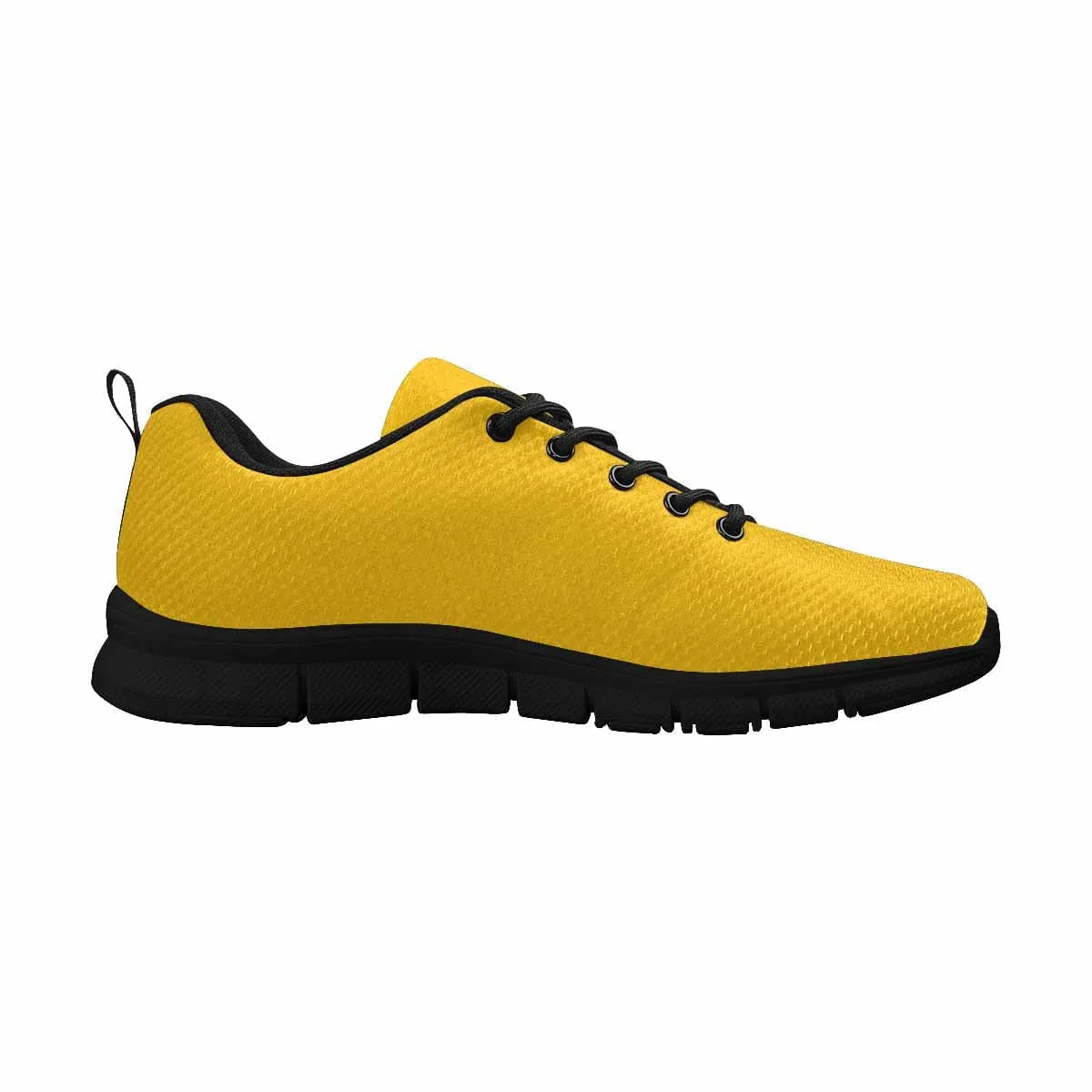 Sneakers for Men - Golden Yellow Running Shoes by inQue.Style
