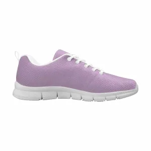 Sneakers for Men - Lilac Purple - Canvas Mesh Athletic Running Shoes by inQue.Style