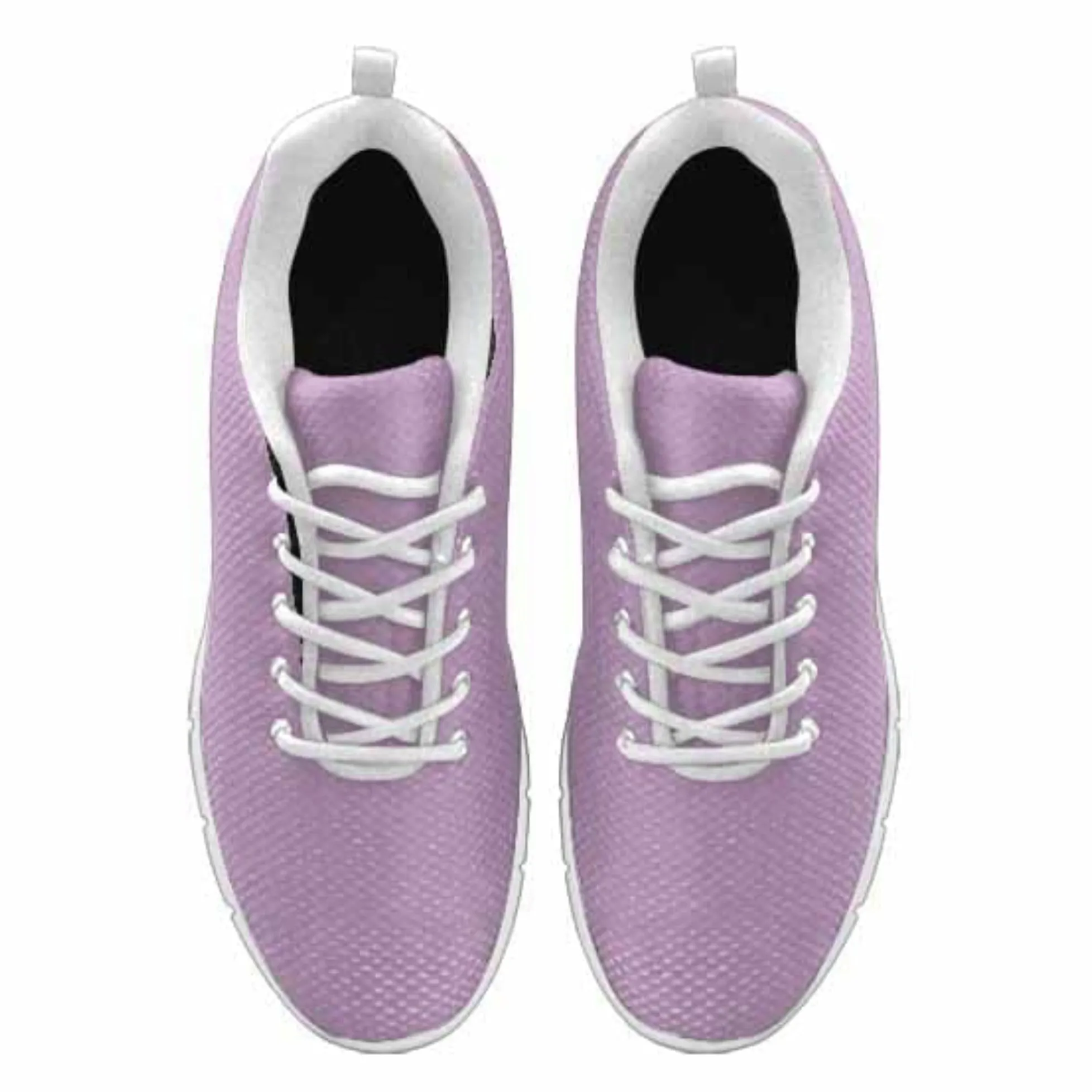 Sneakers for Men - Lilac Purple - Canvas Mesh Athletic Running Shoes by inQue.Style