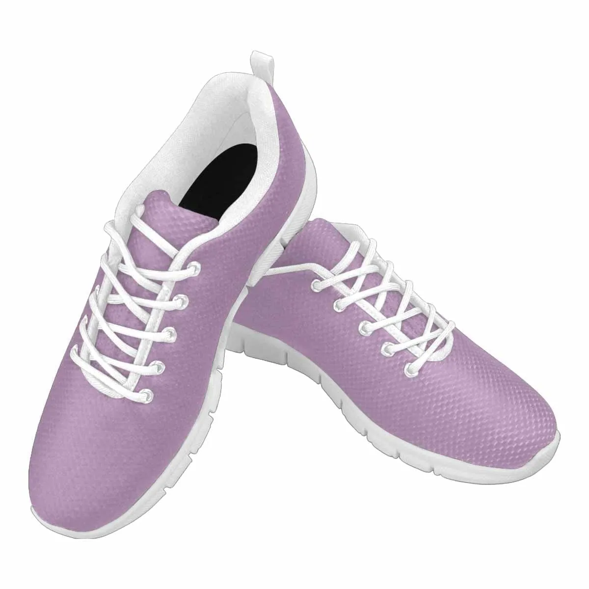 Sneakers for Men - Lilac Purple - Canvas Mesh Athletic Running Shoes by inQue.Style