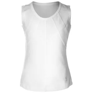 Sofibella Girls Athena Facet Tank - White