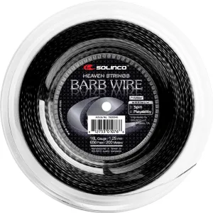 Solinco Barb Wire 16L/1.25 Tennis String Reel (Black)