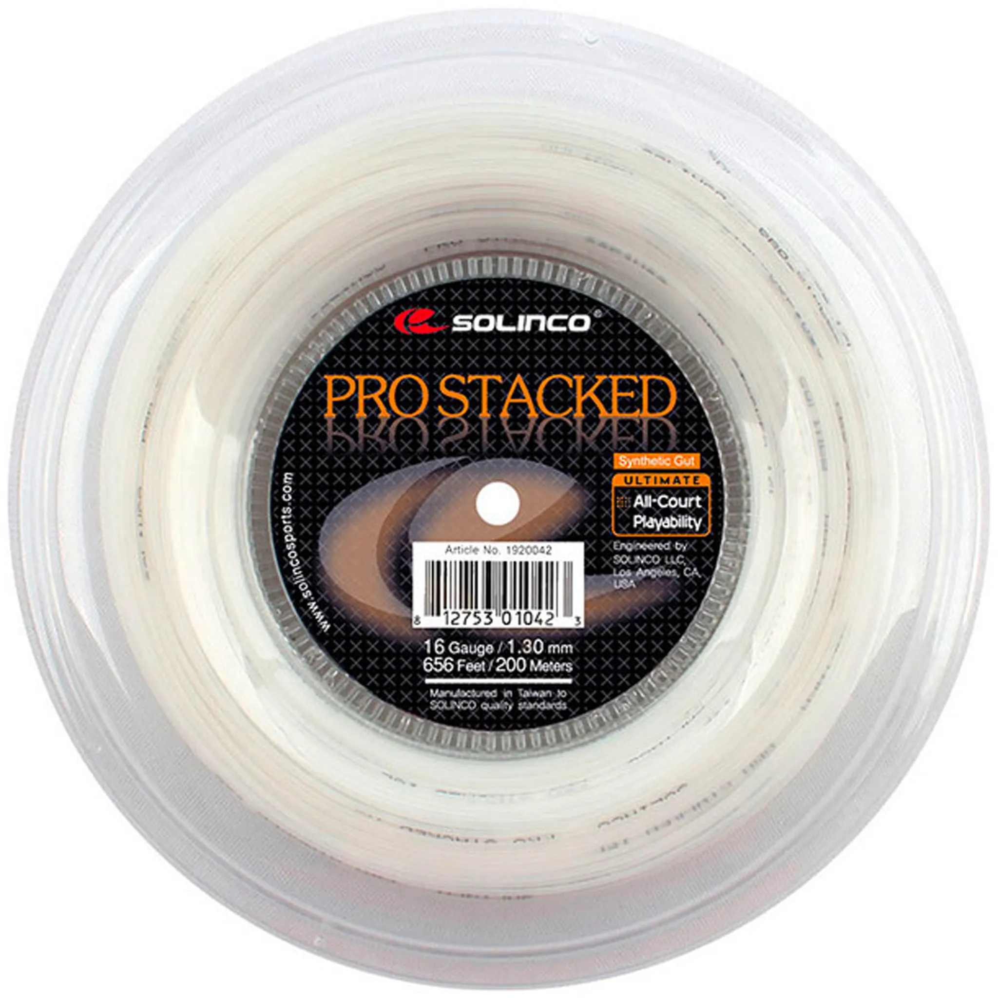 Solinco Pro stacked 200m reel
