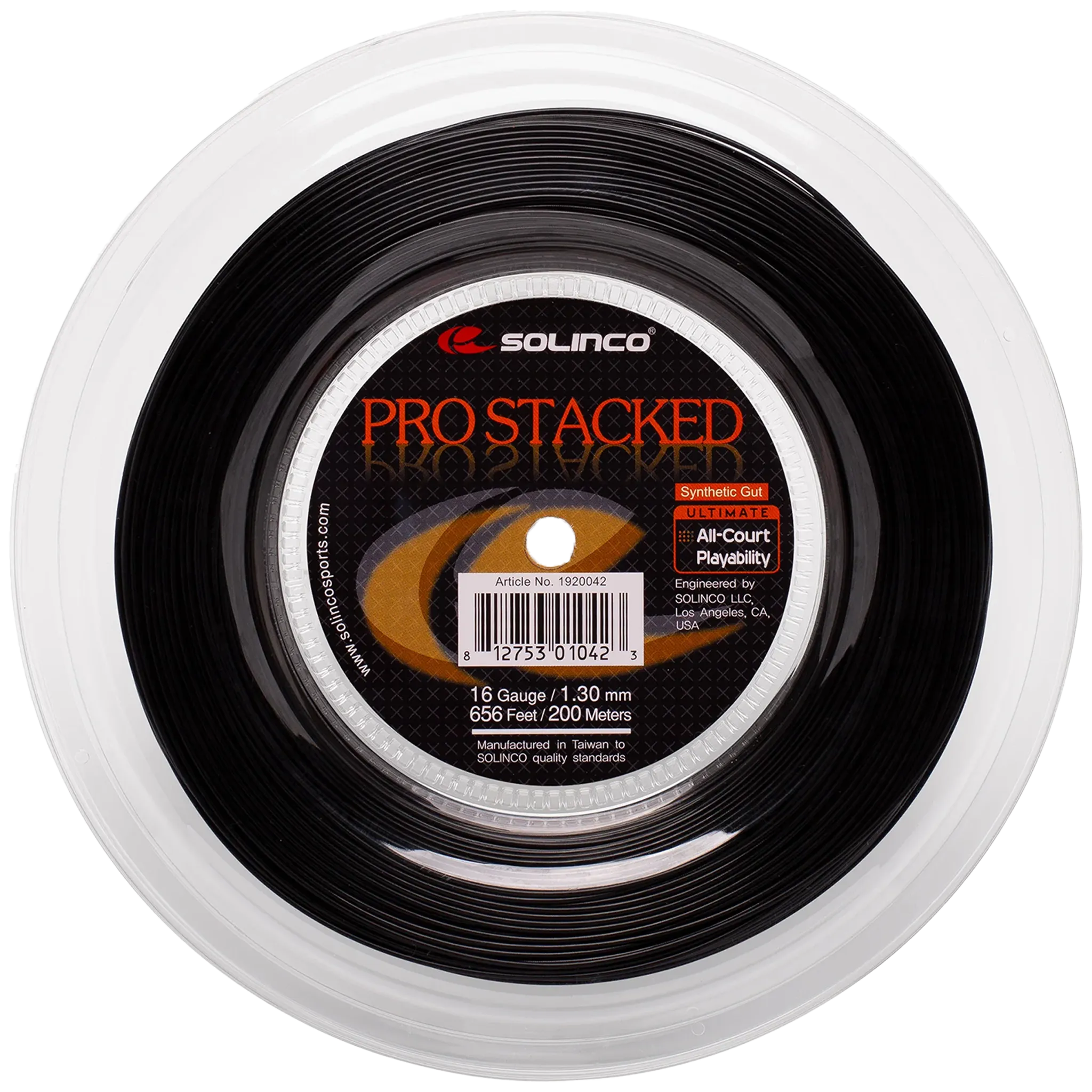 Solinco Pro stacked 200m reel
