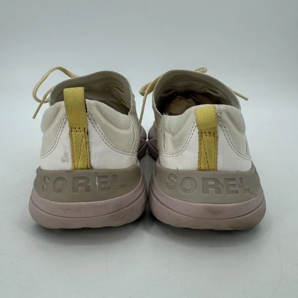 SOREL Explorer Blitz Stride Lace White Purple Sneaker Shoes Size 12
