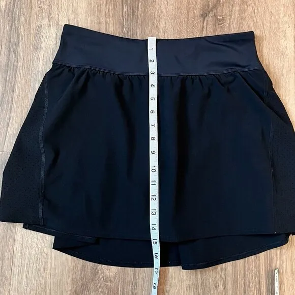 Spanx Get Moving Tennis Athletic Skort Black Sz L