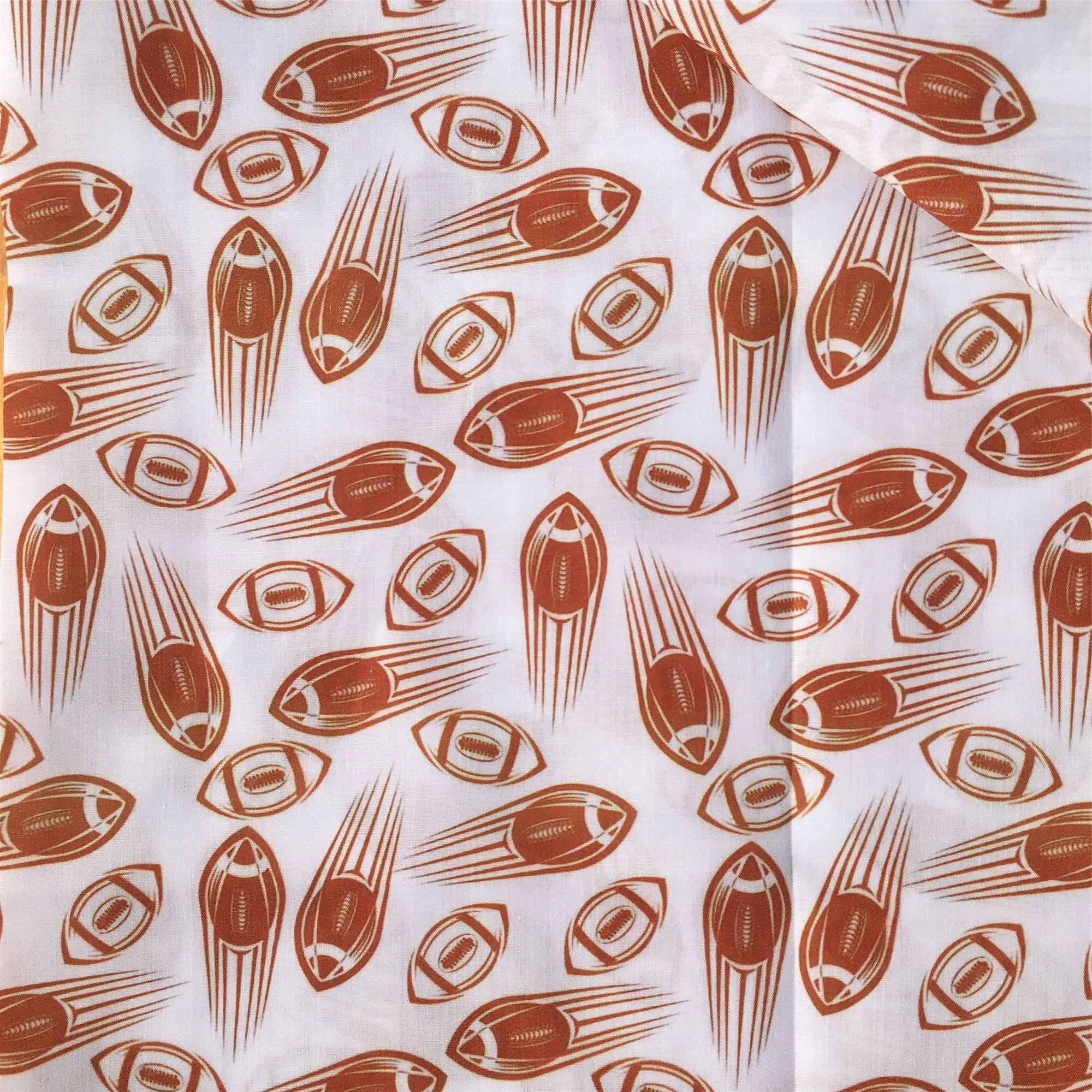 Sports Theme Printed Fabric