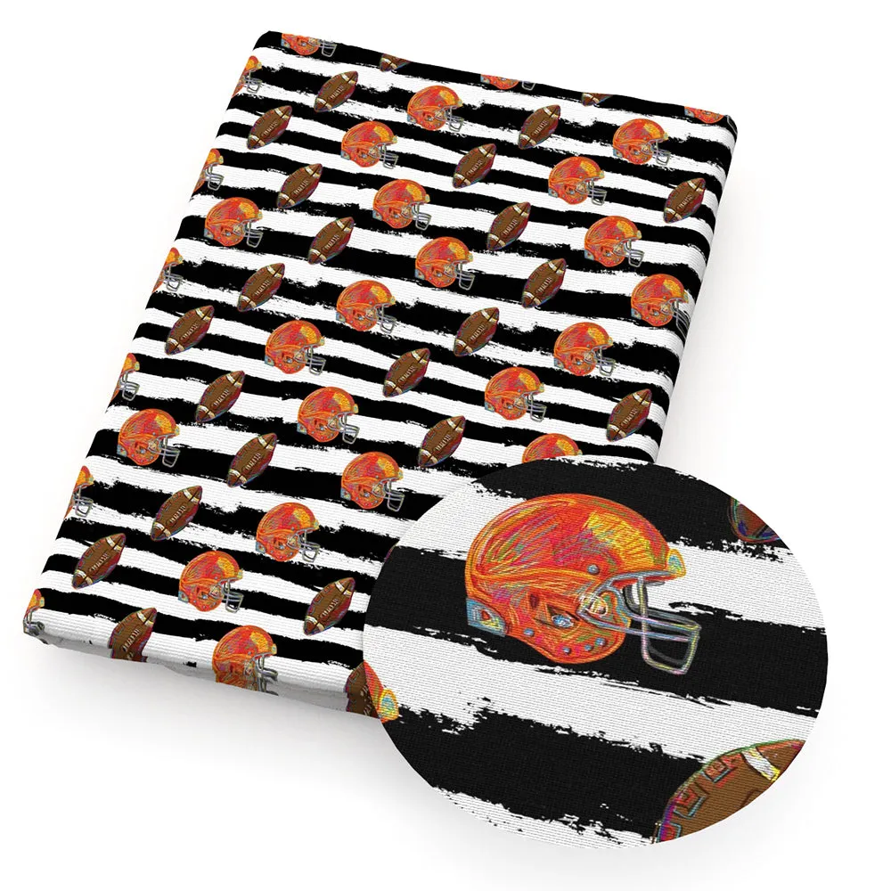 Sports Theme Printed Fabric