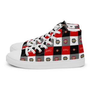 STFU Colorblock Men’s High Top Canvas Shoes