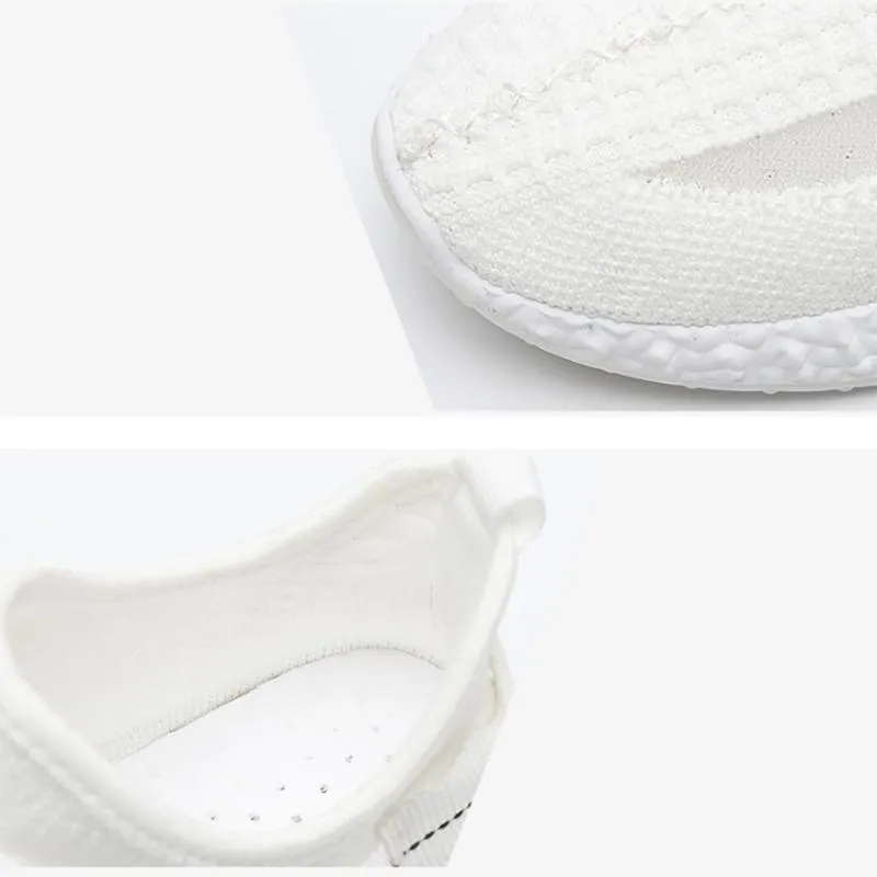 Summer Casual Women's Shoes Breathable Running Sports Shoes Student Flying Woven Coconut Shoes