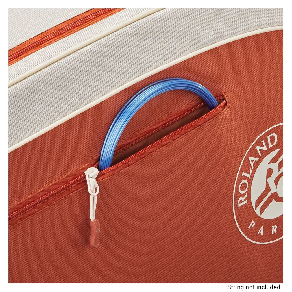 Team 6 Pack Roland Garros 2025 Tennis Bag Cream and Clay