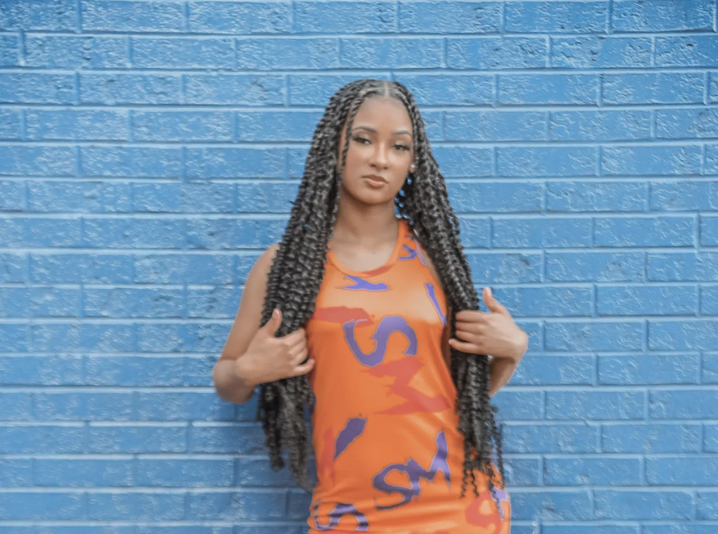 Tennis Dress Burnt Orange