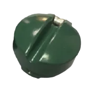 Tennis Net Post End Cap With Wheel (Green)