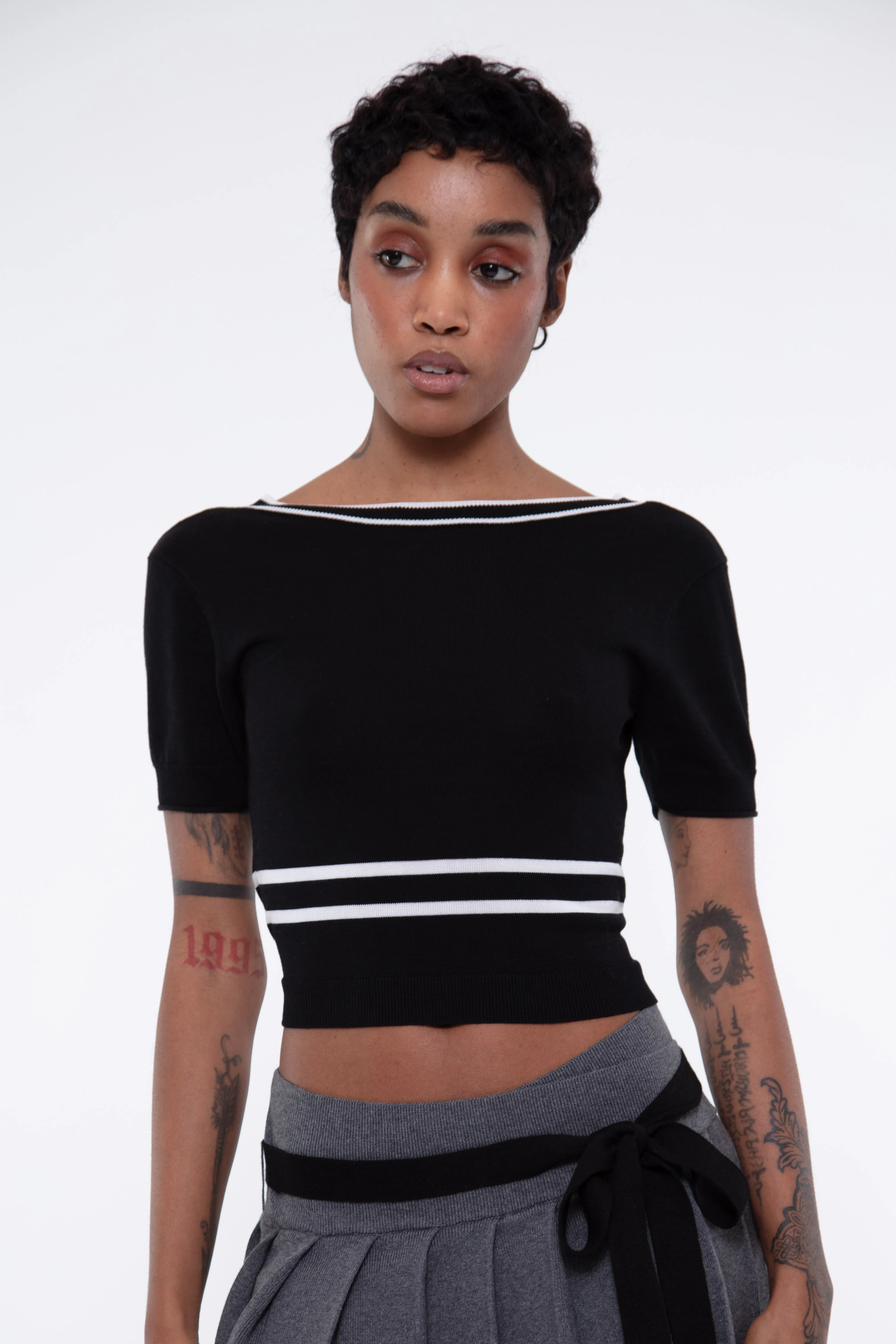 The ‘X’ Top - NOIRE