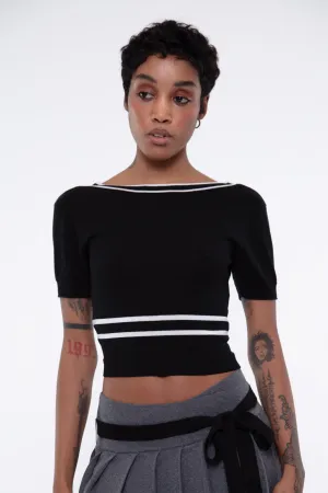 The ‘X’ Top - NOIRE
