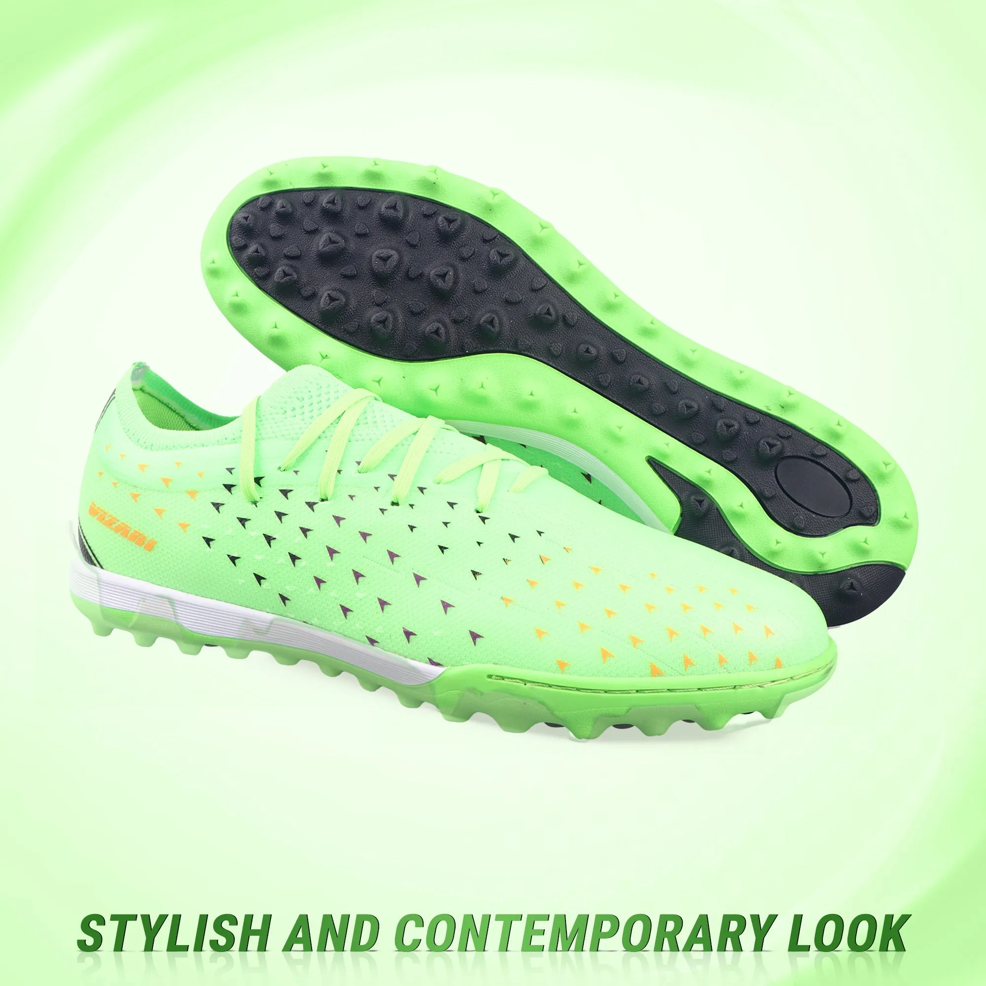 Tioga Adult Turf Soccer Cleats - Lime