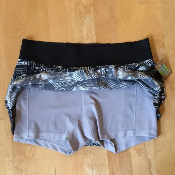 TITLE NINE | Bonded Ultralight Running Skort - Graffiato