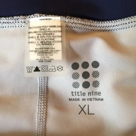 TITLE NINE | Bonded Ultralight Running Skort - Graffiato