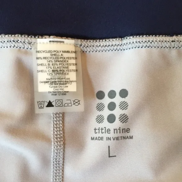 TITLE NINE | Bonded Ultralight Running Skort - Graffiato