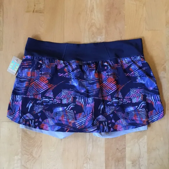 TITLE NINE | Bonded Ultralight Running Skort - Graffiato