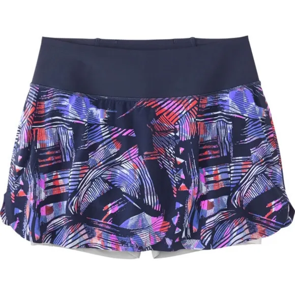 TITLE NINE | Bonded Ultralight Running Skort - Graffiato