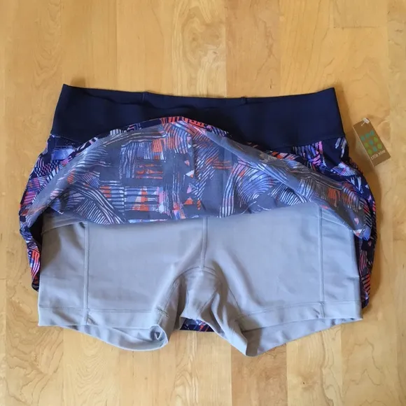 TITLE NINE | Bonded Ultralight Running Skort - Graffiato