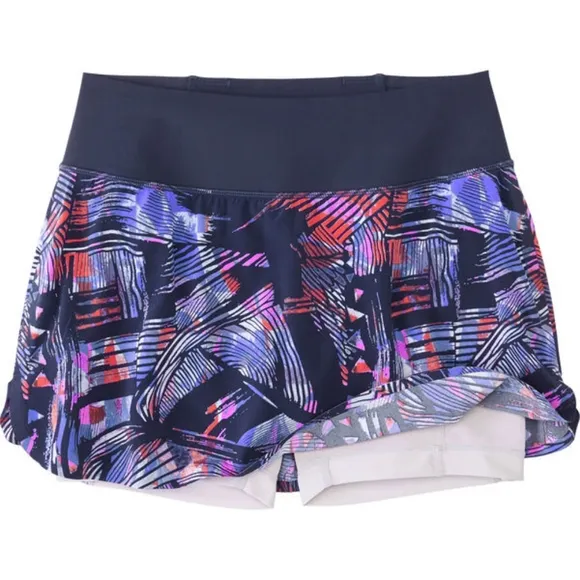 TITLE NINE | Bonded Ultralight Running Skort - Graffiato