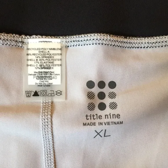 TITLE NINE | Bonded Ultralight Running Skort - Graffiato