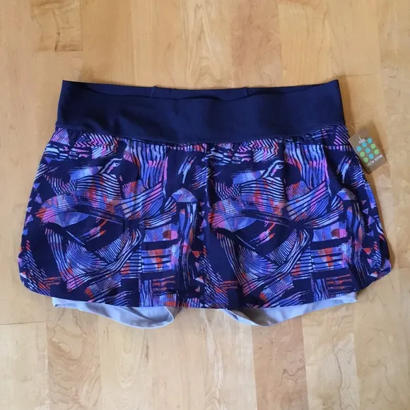 TITLE NINE | Bonded Ultralight Running Skort - Graffiato
