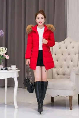 Top Quality New Winter Fashion Women cotton Coat For Female Down jacket cold weather Warm Coat Woman Long Outerwear coat jacket