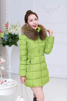 Top Quality New Winter Fashion Women cotton Coat For Female Down jacket cold weather Warm Coat Woman Long Outerwear coat jacket